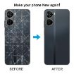 ZTE Axon 40 Lite Blue Plastic Battery Back Cover with Frame & Lens Cover - 6