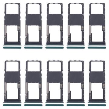 10pcs Green SIM & Micro SD Card Tray for Motorola Moto G04 - 1