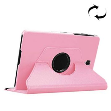 Litchi Texture Pink Leather Case for Galaxy Tab S4 10.5 T830/T835 - 1