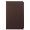 Galaxy Tab S4 10.5 Leather Case, Litchi Texture, 360 Rotation, Brown - 2