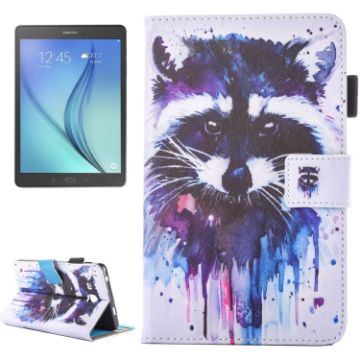 Galaxy Tab A 7.0 (2016) Case - Cartoon Raccoon Flip Leather with Slots - 1