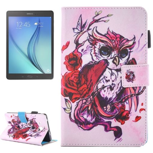 Galaxy Tab A 7.0 (2016) T280 Cartoon Owl Flip Leather Case with Holder - 1