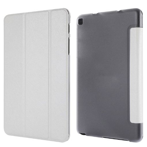 Silk Texture Leather Case with Three-Folding Holder for Galaxy Tab P200 - 1