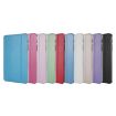 Silk Texture Leather Case with Three-Folding Holder for Galaxy Tab P200 - 9