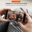 24cm Micro USB to USB OTG Adapter Cable with USB-C Connector Rose Gold - 6