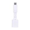 5 PCS Micro USB to USB 3.0 OTG Adapter (White) - Male to Female Converter - 2