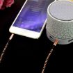 3 PCS K10 3.5mm Male to Male Nylon Audio Cable 1m Gold - 8