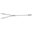 YH192 2 in 1 3.5mm Female to Mic + Audio Male Cable, 22cm, Grey - 5