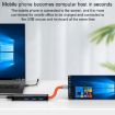 ROCK RT16 5 In 1 Type-C USB-C to HDMI + 4 USB 3.0 Docking Station Hub - 6