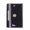 7" Tablet Leather Case 360 Rotating for Galaxy, Asus, Huawei (Black) - 3