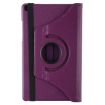 Purple Litchi Texture Rotating Leather Case for Galaxy Tab A 8.0 T290/T295 - 3