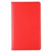 Red Litchi Texture Rotating Leather Case for Galaxy Tab A 8.0 T290/T295 - 2