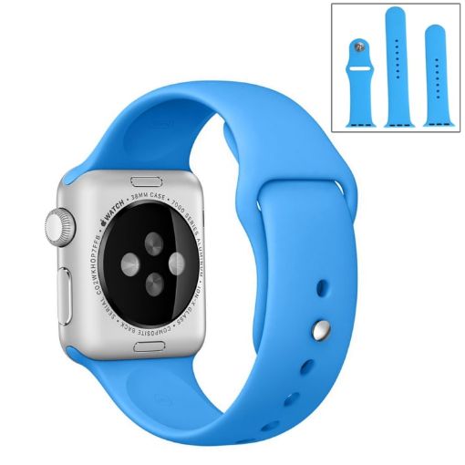 3 in 1 Rubber Watch Band for Apple Watch Series 10/9/8/7/SE/6/5/4/3/2/1 - 1