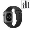 Apple Watch Ultra & Series 9/8/7/SE Rubber Band 3-in-1 Black  - 1