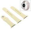Apple Watch Ultra & Series 9/8/7/SE Rubber Band 3-in-1 Cream Yellow - 1