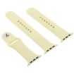 Apple Watch Ultra & Series 9/8/7/SE Rubber Band 3-in-1 Cream Yellow - 2