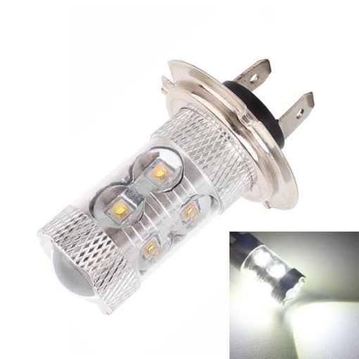 H7 50W 750LM 6500K White LED Car Foglight, Constant Current DC12-24V - 1