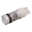 T20 7443 100W LED Car Rear Fog/Turn Signal/DRL Bulb, 850LM, 12-24V, White - 2