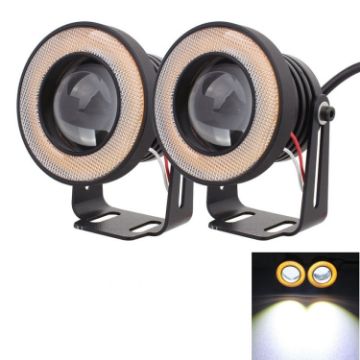 2 PCS 2.5" 10W 900LM LED Eagle Eye Light 6500K Waterproof DC 12V - 1