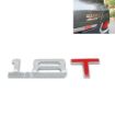 3D Universal Chromed Metal 1.8T Car Emblem Badge Sticker 8.5x2.5 cm - 1