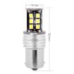 2 PCS 1156 3W LED 300LM SMD 2835 Car Rear Turn/Backup Light 12V White - 3