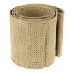 Beige PU Leather Steering Wheel Cover with Needle & Thread, 54x10.5cm - 3