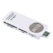 Universal USB Card Reader - Supports SD/MMC/SIM/TF Cards (White) - 2