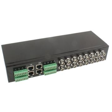 16CH Passive UTP Video Transceiver Rack Mount for CCTV - 1