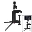 Compact Folding Tripod Clamp for Mini Card Digital Camera - Black - 2