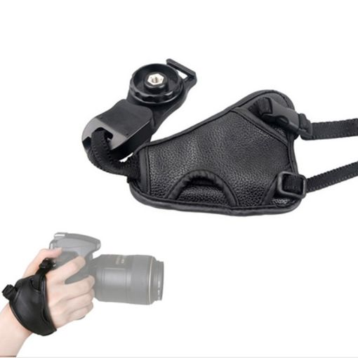 Soft PU Leather Wrist Strap for Nikon/Canon/Sony Camera Hand Grip - 1