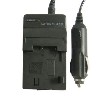 JVC V507/V514 Digital Camera Battery Charger - Black - 1