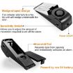 HH-MD001 Black Door Stop Wedge Alarm for Home & Travel Security - 3