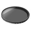 62mm ND Fader Neutral Density Adjustable Variable Filter ND2-ND400 Black - 1