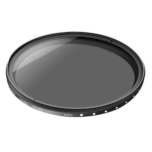 62mm ND Fader Neutral Density Adjustable Variable Filter ND2-ND400 Black - 1