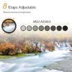 62mm ND Fader Neutral Density Adjustable Variable Filter ND2-ND400 Black - 4