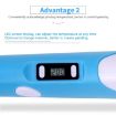 Hand-held 3D Printing Pen, EU Plug, Pink - Creative Drawing Tool - 6