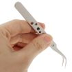 High-Hardness Anti-Magnetic Anti-Acid Steel Curved Tweezers  - 4