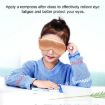 USB Charging Heating Silk Moxa Sleep Eye Mask - Pink | Relax & Rejuvenate - 6