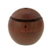 USB Rechargeable Wood Texture Ultrasonic Aroma Air Humidifier 3W LM-X1 - 2