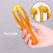 Orange Y Type Finger Palm Massor Tool - Convenient Massage Aid - 3