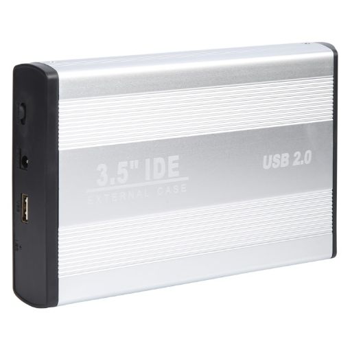 3.5" IDE HDD External Case with UK Plug - Supports IDE Hard Drives - 1