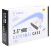 3.5" IDE HDD External Case with UK Plug - Supports IDE Hard Drives - 6