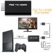 PS2 to HDMI Converter Adapter - Mini Box for Audio Video Digital Output - 6