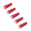 T5 0.5W Red LED Dashboard Light Bulb 2PCS for Vehicles, DC 12V - 2