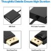 DisplayPort Male to DVI 24+5 Female Adapter, 12cm Cable (Black) - 3