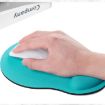 2 PCS Green Cloth Gel Wrist Rest Mouse Pad Set - 6