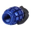 Universal Bicycle Tire Valve Caps - 4 PCS, Blue | Durable & Stylish - 3