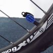 Universal Bicycle Tire Valve Caps - 4 PCS, Blue | Durable & Stylish - 5
