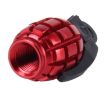 Universal Bicycle Tire Valve Caps - 4 PCS Red | Durable & Stylish - 3