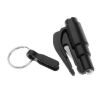 2 in 1 Car Emergency Hammer Key Chain Knife Glass Breaker Tool (Black) - 3